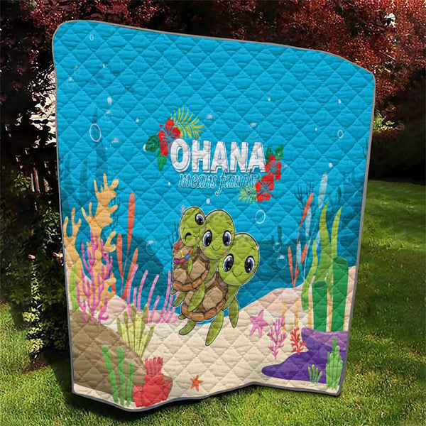 Hawaii Premium Quilt Ocean Cartoon