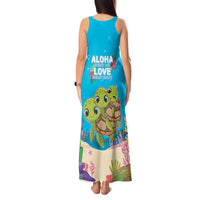 Ohana Hawaii Tank Maxi Dress Kawaii Family Turtle
