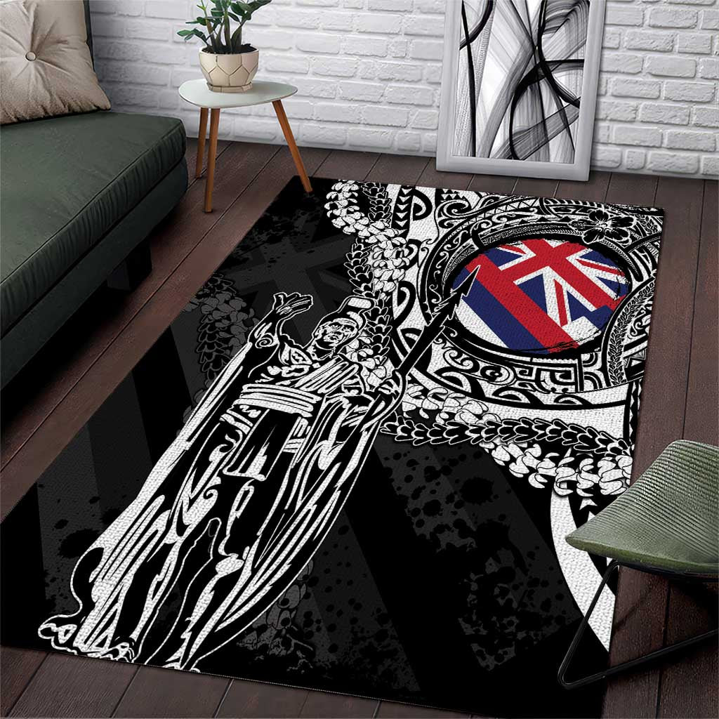 Hawaii King Flag Area Rug Hawaiian Maile Lei - Polynesian Pride