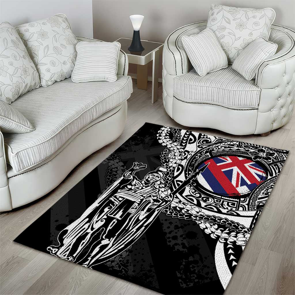 Hawaii King Flag Area Rug Hawaiian Maile Lei - Polynesian Pride
