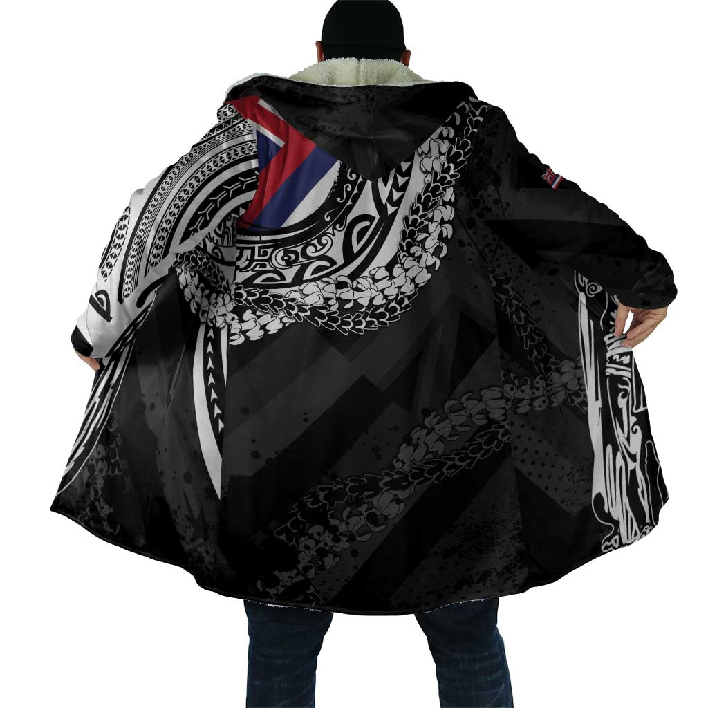 Hawaii King Flag Cloak Hawaiian Maile Lei - Polynesian Pride