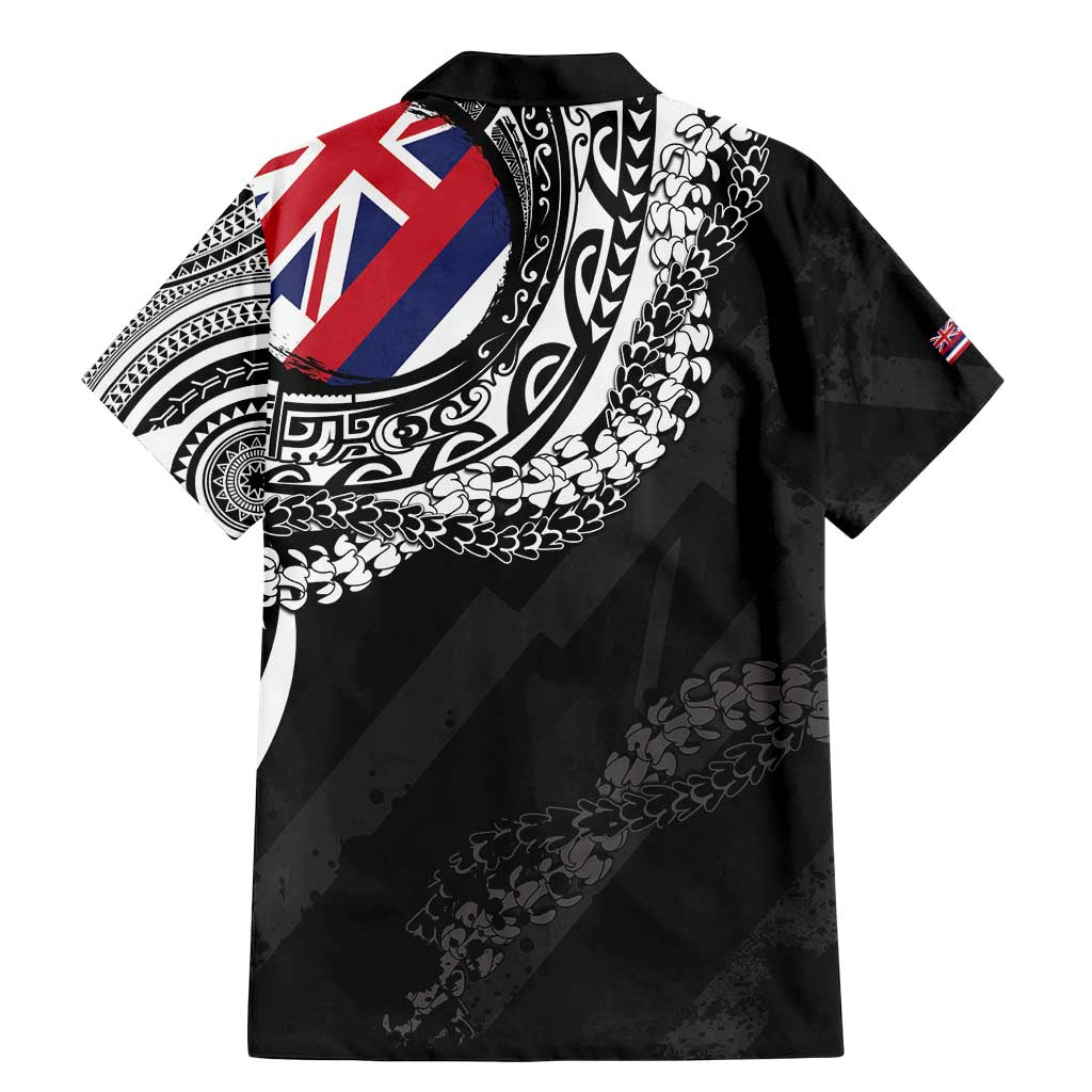 Hawaii King Flag Family Matching Mermaid Dress and Hawaiian Shirt Hawaiian Maile Lei - Polynesian Pride