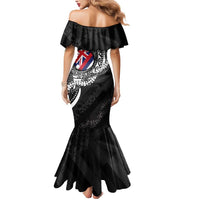 Hawaii King Flag Mermaid Dress Hawaiian Maile Lei - Polynesian Pride