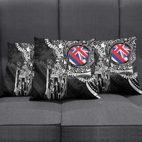 Hawaii King Flag Pillow Cover Hawaiian Maile Lei - Polynesian Pride