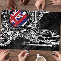 Hawaii King Flag Puzzle Hawaiian Maile Lei - Polynesian Pride