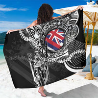 Hawaii King Flag Sarong Hawaiian Maile Lei - Polynesian Pride