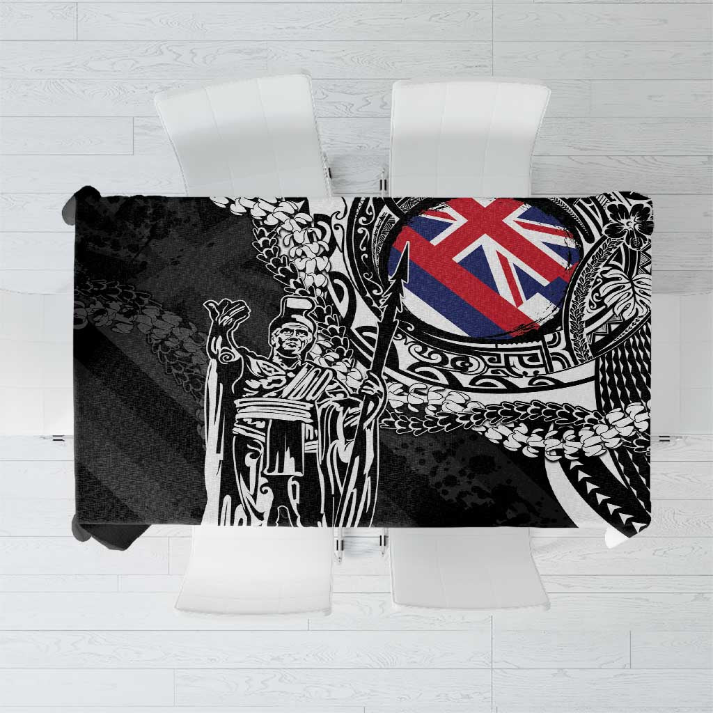 Hawaii King Flag Tablecloth Hawaiian Maile Lei - Polynesian Pride