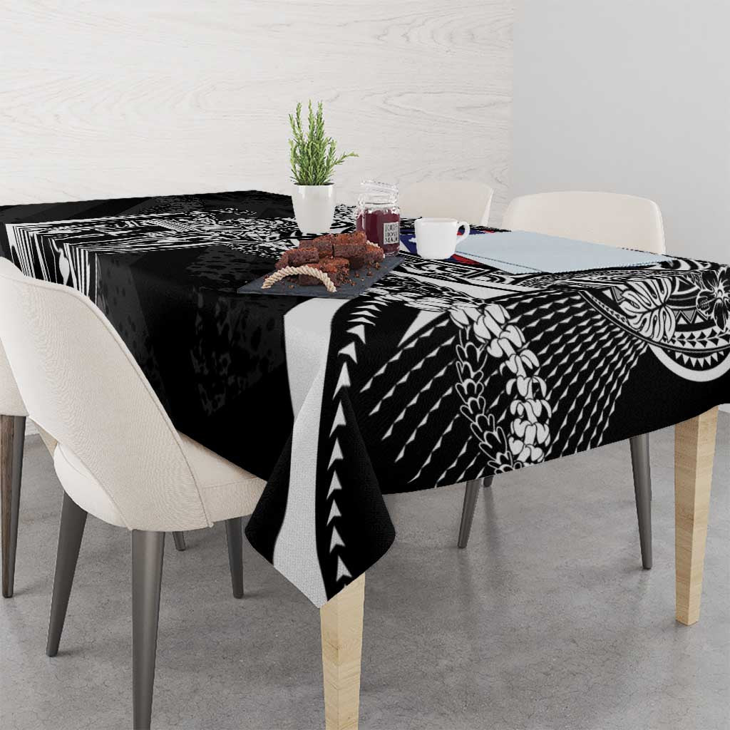 Hawaii King Flag Tablecloth Hawaiian Maile Lei - Polynesian Pride
