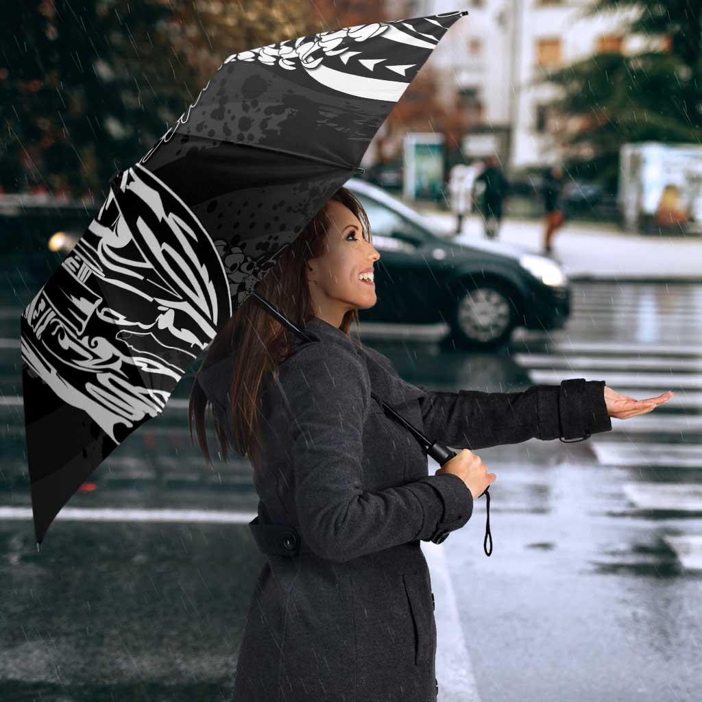 Hawaii King Flag Umbrella Hawaiian Maile Lei - Polynesian Pride