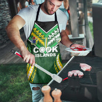 Cook Islands Rugby Apron Unique Style Green Version - Polynesian Pride