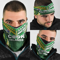 Cook Islands Rugby Neck Gaiter Unique Style Green Version - Polynesian Pride