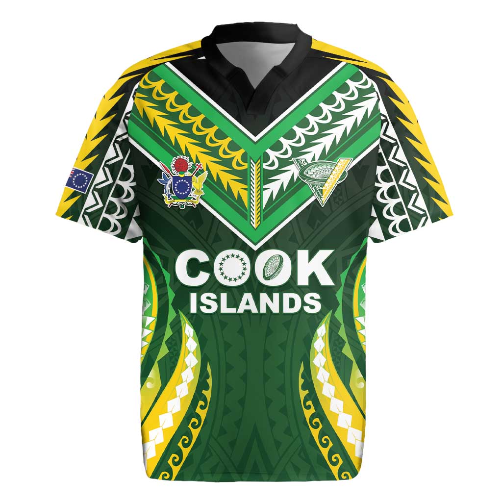 Custom Cook Islands Rugby Rugby Jersey Unique Style Green Version - Polynesian Pride