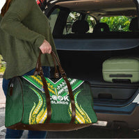 Cook Islands Rugby Travel Bag Unique Style Green Version - Polynesian Pride