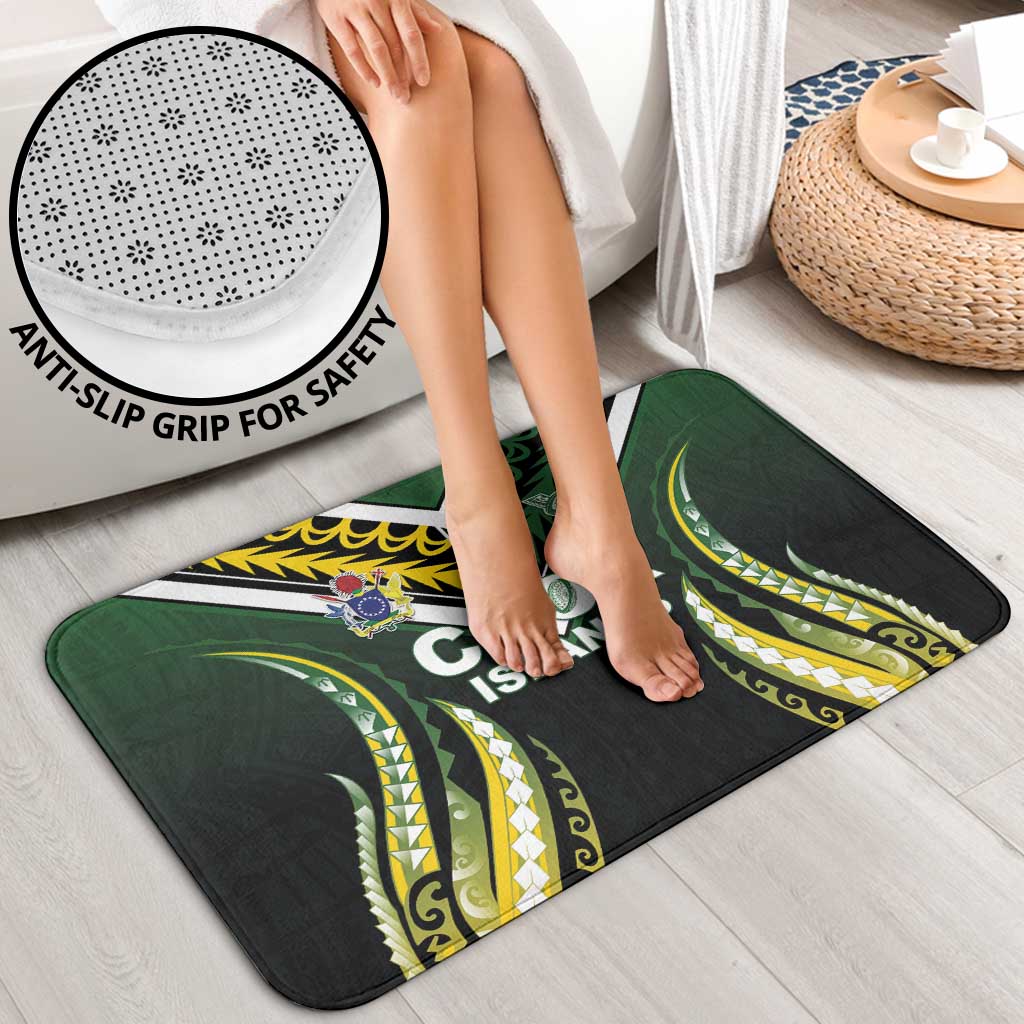 Cook Islands Rugby Bathroom Set Unique Style Black Version - Polynesian Pride