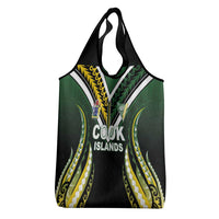 Cook Islands Rugby Grocery Bag Unique Style Black Version - Polynesian Pride