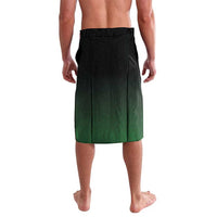 Custom Cook Islands Rugby Lavalava Unique Style Black Version - Polynesian Pride