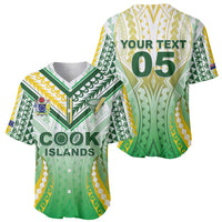 Custom Cook Islands Rugby Baseball Jersey Unique Style White Version - Polynesian Pride