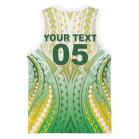 Custom Cook Islands Rugby Basketball Jersey Unique Style White Version - Polynesian Pride