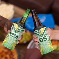 Custom Cook Islands Rugby 4 in 1 Can Cooler Tumbler Unique Style White Version - Polynesian Pride