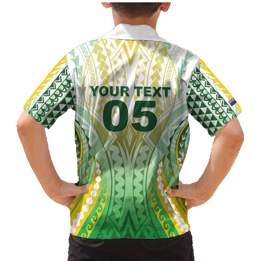 Custom Cook Islands Rugby Family Matching Mermaid Dress and Hawaiian Shirt Unique Style White Version - Polynesian Pride