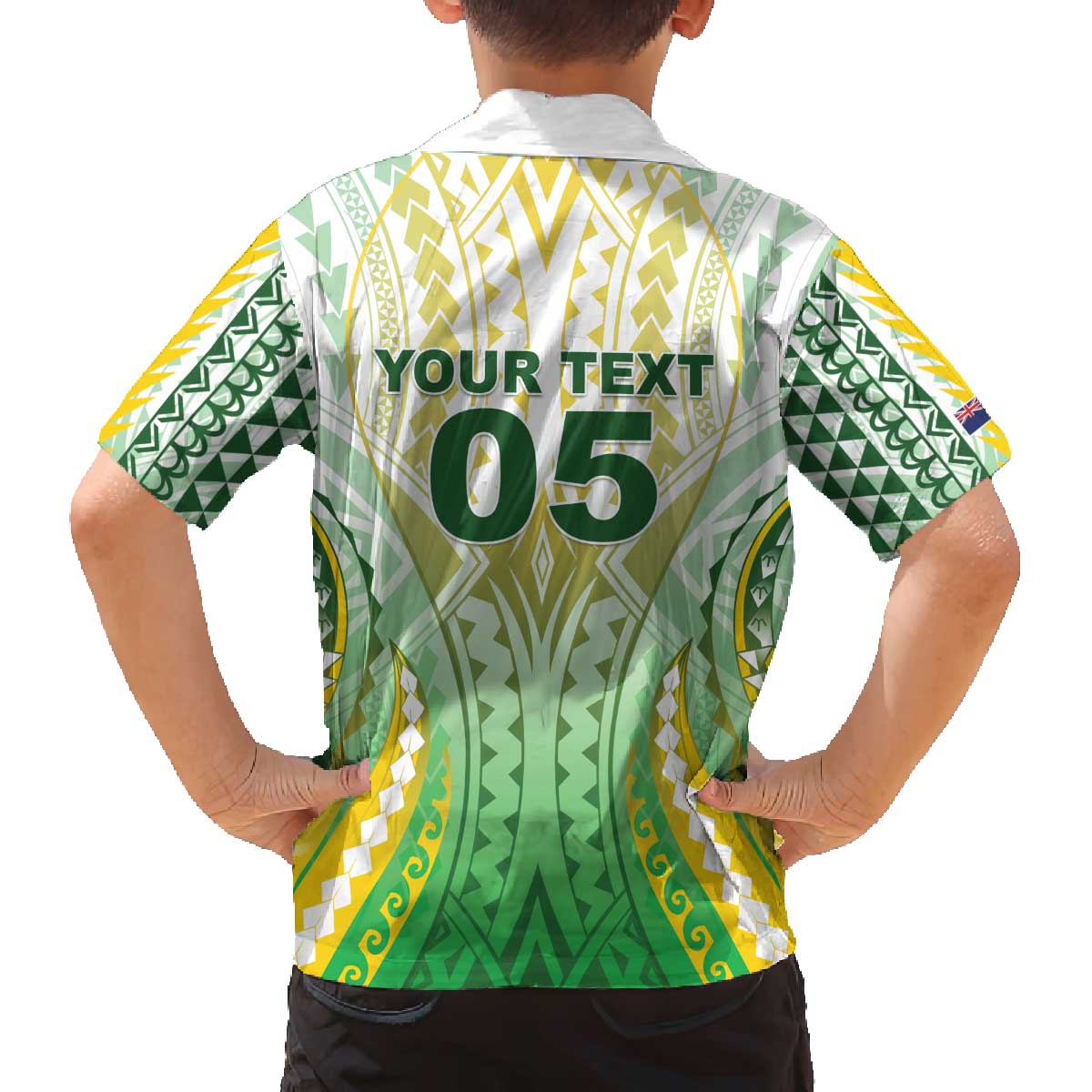 Custom Cook Islands Rugby Family Matching Off The Shoulder Long Sleeve Dress and Hawaiian Shirt Unique Style White Version - Polynesian Pride
