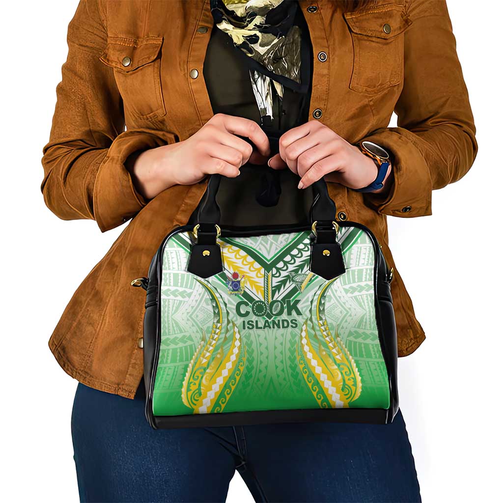 Cook Islands Rugby Shoulder Handbag Unique Style White Version - Polynesian Pride