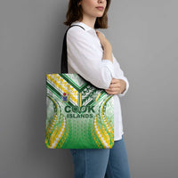 Cook Islands Rugby Tote Bag Unique Style White Version - Polynesian Pride