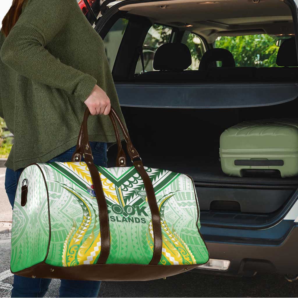 Cook Islands Rugby Travel Bag Unique Style White Version - Polynesian Pride