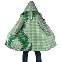Green Hawaii Palaka Cloak Hawaiian Honohono Lei