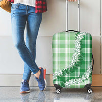 Green Hawaii Palaka Luggage Cover Hawaiian Honohono Lei LT05 - Polynesian Pride