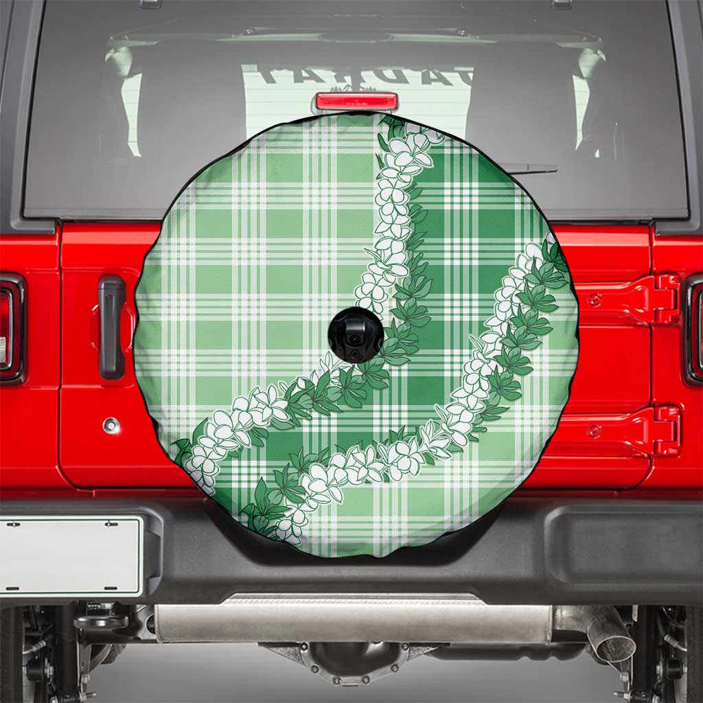 Green Hawaii Palaka Spare Tire Cover Hawaiian Honohono Lei LT05 - Polynesian Pride