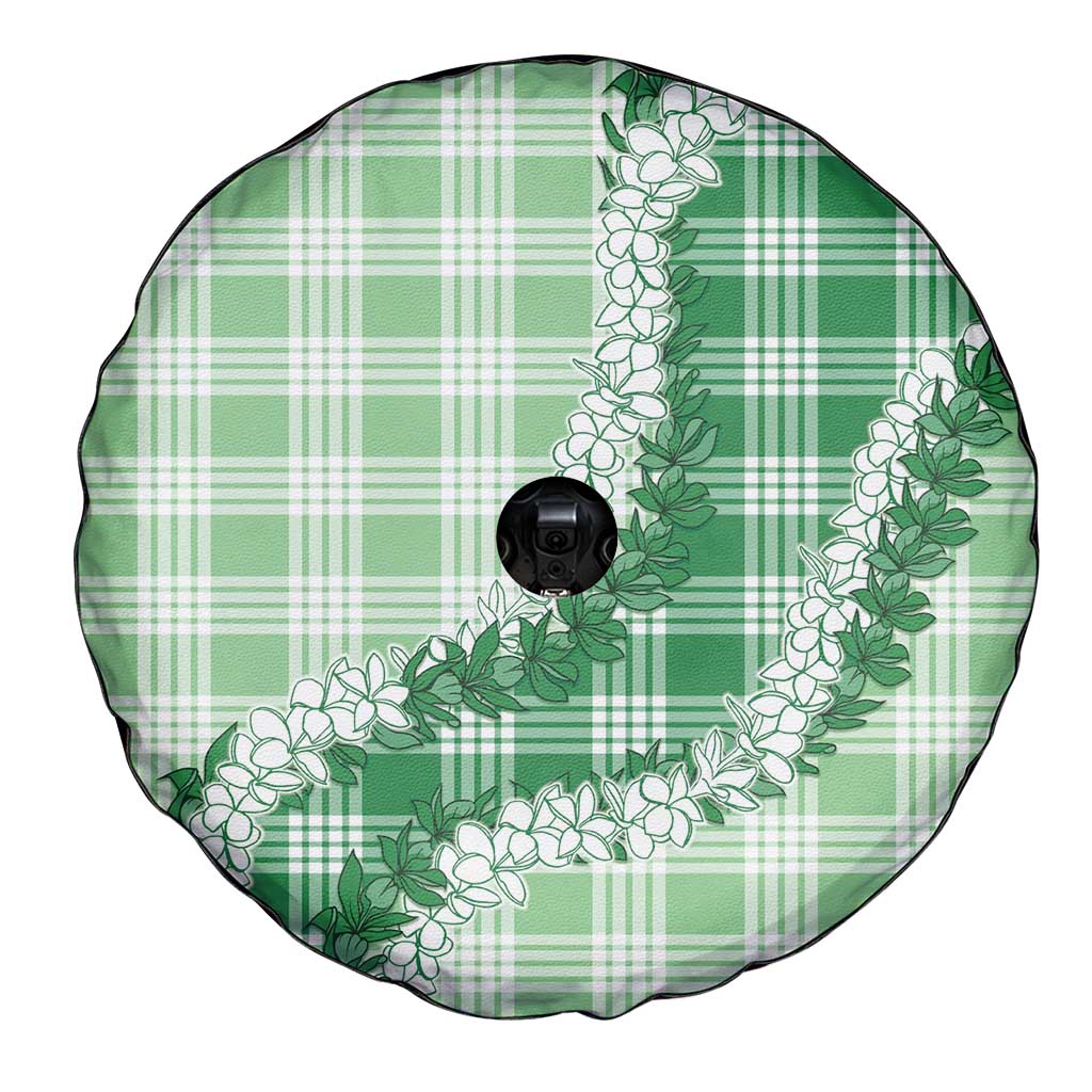 Green Hawaii Palaka Spare Tire Cover Hawaiian Honohono Lei LT05 - Polynesian Pride