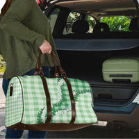 Green Hawaii Palaka Travel Bag Hawaiian Honohono Lei LT05 - Polynesian Pride