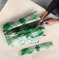Green Hawaii Palaka Umbrella Hawaiian Honohono Lei LT05 - Polynesian Pride