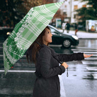 Green Hawaii Palaka Umbrella Hawaiian Honohono Lei LT05 - Polynesian Pride