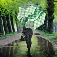 Green Hawaii Palaka Umbrella Hawaiian Honohono Lei LT05 - Polynesian Pride