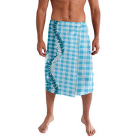 Blue Hawaii Palaka Lavalava Hawaiian Honohono Lei LT05 Blue - Polynesian Pride