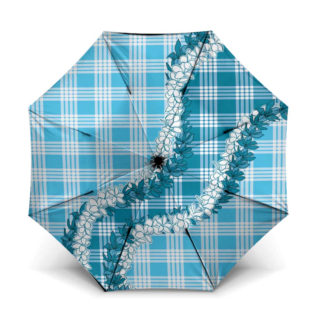 Blue Hawaii Palaka Umbrella Hawaiian Honohono Lei