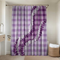 Violet Hawaii Palaka Bathroom Set Hawaiian Honohono Lei