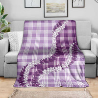 Violet Hawaii Palaka Blanket Hawaiian Honohono Lei