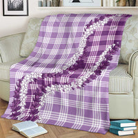 Violet Hawaii Palaka Blanket Hawaiian Honohono Lei
