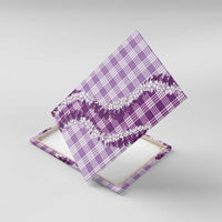 Violet Hawaii Palaka Canvas Wall Art Hawaiian Honohono Lei