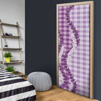 Violet Hawaii Palaka Door Cover Hawaiian Honohono Lei