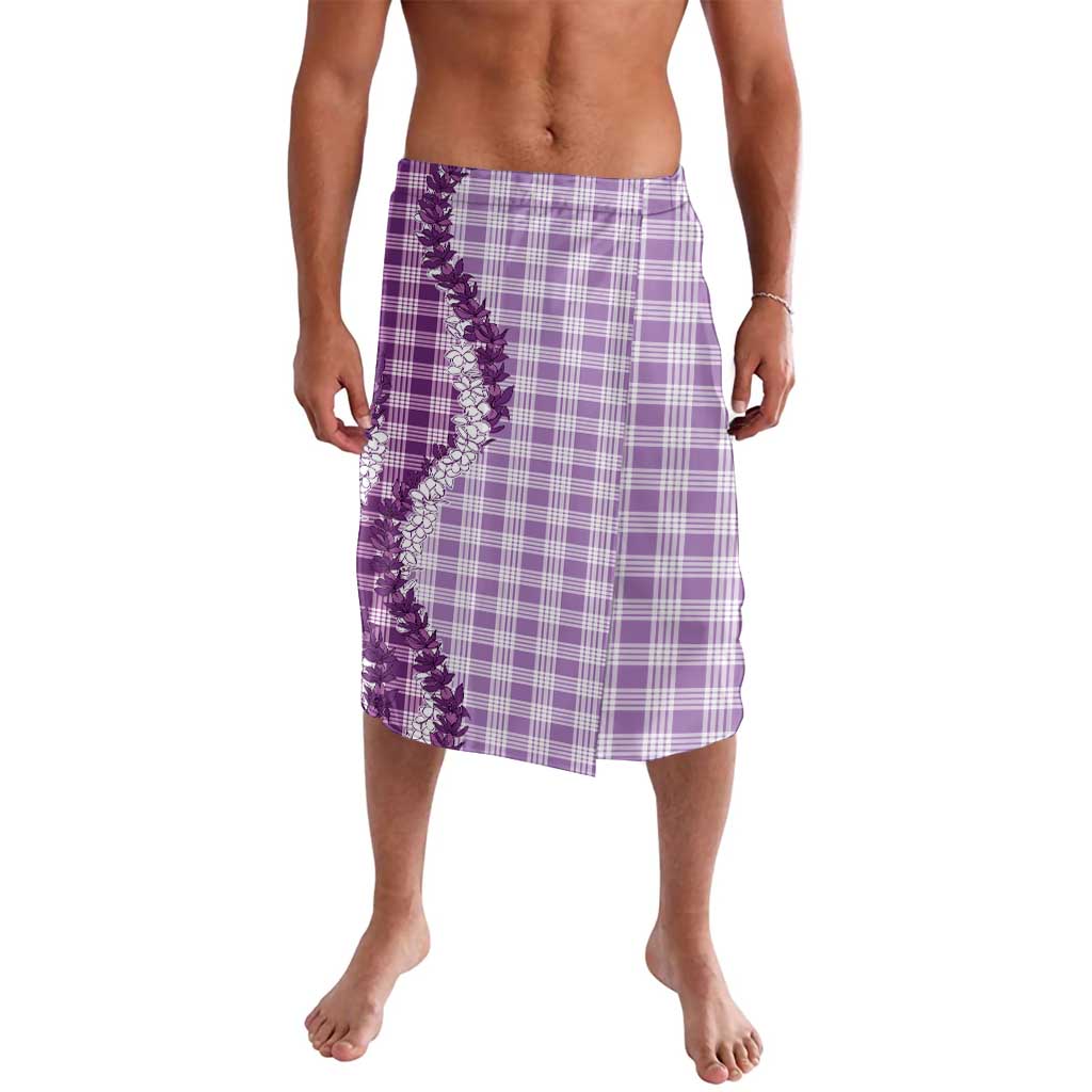 Violet Hawaii Palaka Lavalava Hawaiian Honohono Lei LT05 Violet - Polynesian Pride