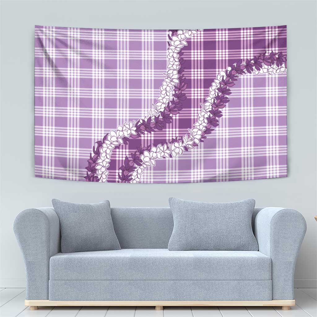 Violet Hawaii Palaka Tapestry Hawaiian Honohono Lei LT05 - Polynesian Pride