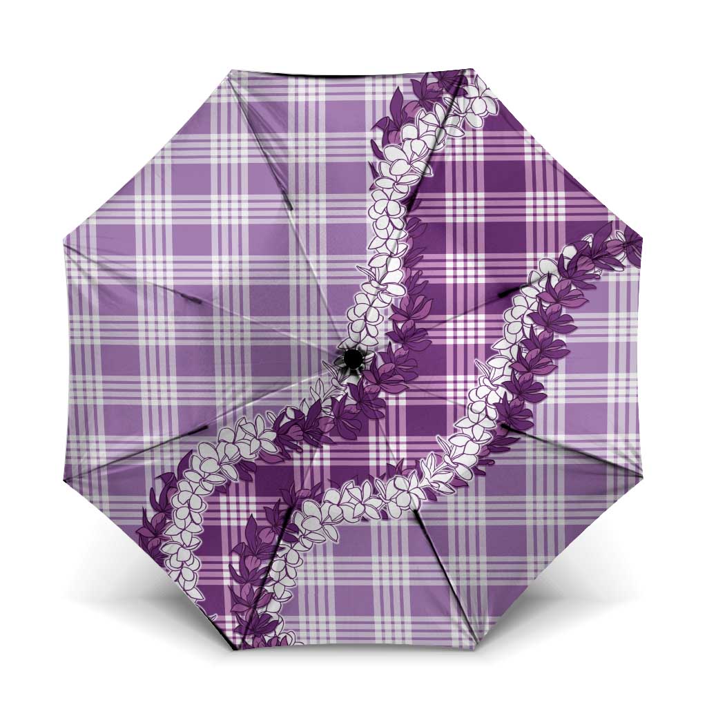 Violet Hawaii Palaka Umbrella Hawaiian Honohono Lei