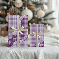 Violet Hawaii Palaka Wrapping Paper Hawaiian Honohono Lei LT05 - Polynesian Pride