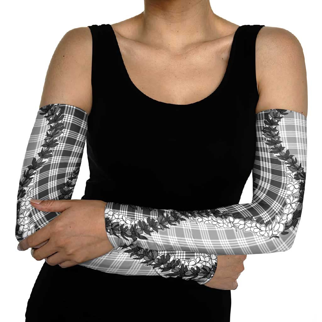 Gray Hawaii Palaka Arm Sleeves Hawaiian Honohono Lei LT05 - Polynesian Pride