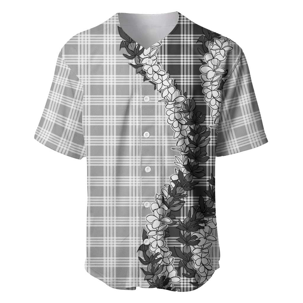 Gray Hawaii Palaka Baseball Jersey Hawaiian Honohono Lei