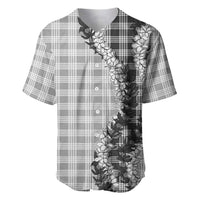 Gray Hawaii Palaka Baseball Jersey Hawaiian Honohono Lei